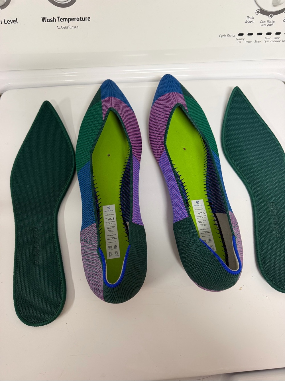Rothy’s Size 12.5 Sugar Berry Points - Picture 2 of 3